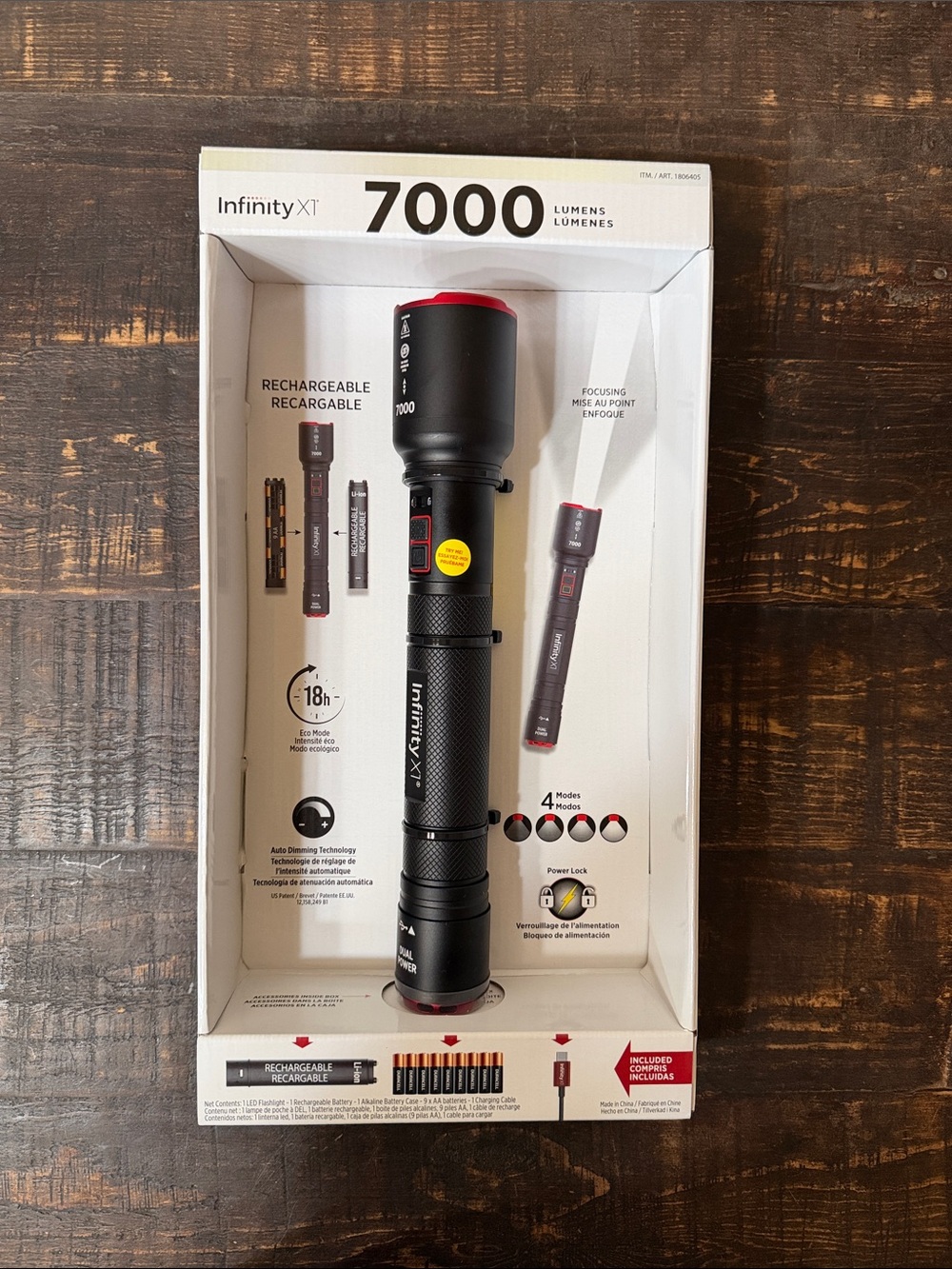 Infinity X1 Rechargeable Flashlight